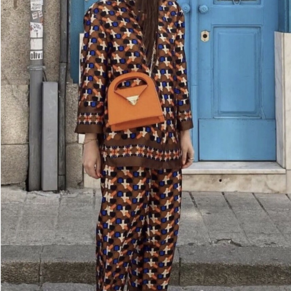 Zara Chic Patterned Blazer Only - image 2